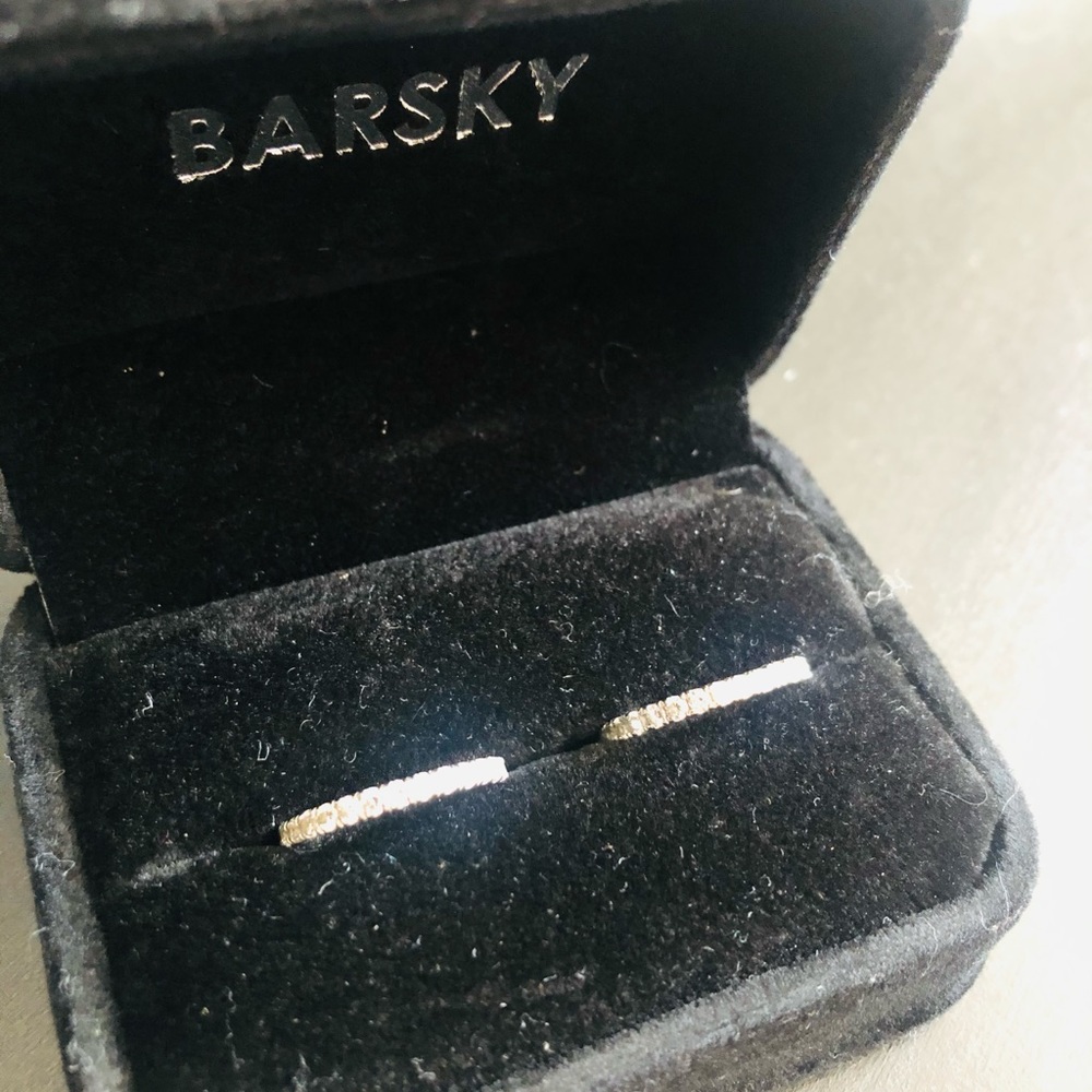 Two Diamond Eternity Wedding Bands - Picture 4 of 4